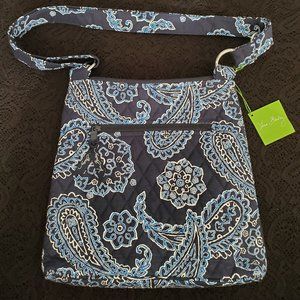NWT Vera Bradley "Blue Bandana" Hipster Crossbody